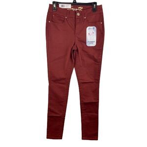 Seven7 Fired Brick Tummyless High Rise Skinny size 4 slender waist & hips NWT